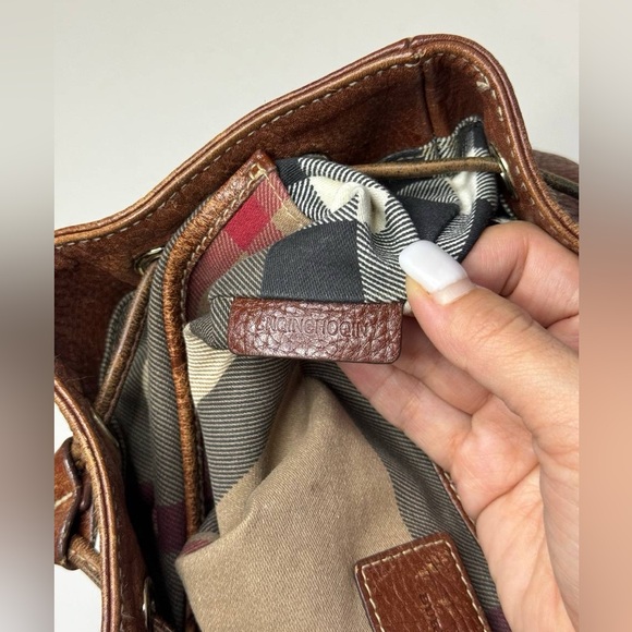 BURBERRY Vintage Brown Leather Small Backpack - Picture 14 of 16